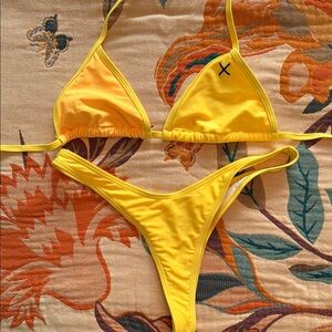 Boutine LA Yellow Bikini Set